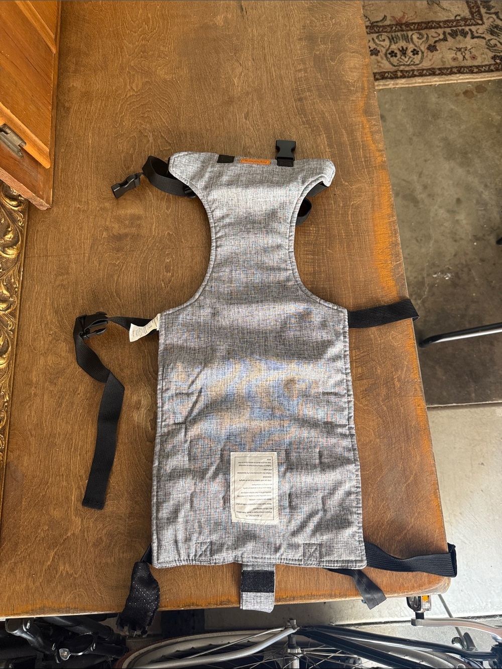 LiuLiuby Harness Seat - Fabric Portable High Chair Seat Sack with Safety Harness